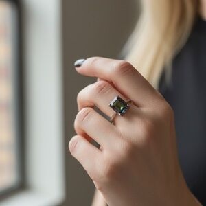 Mystic Topaz 925 Sterling Silver Ring - Size 7.75 (NEW!)